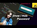 Hide-Show Password with Simple Javascript Very Easy to Visible password