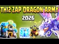 TH12 ZAP DRAGON IS BROKEN 3-Star Every Base With This Attack Strategy