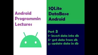 sqlite database in android studio part 3