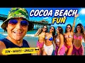 Florida Ki Garmi Mein puhanch Gaye Cocoa Beach White Sand Ocean Family Fun