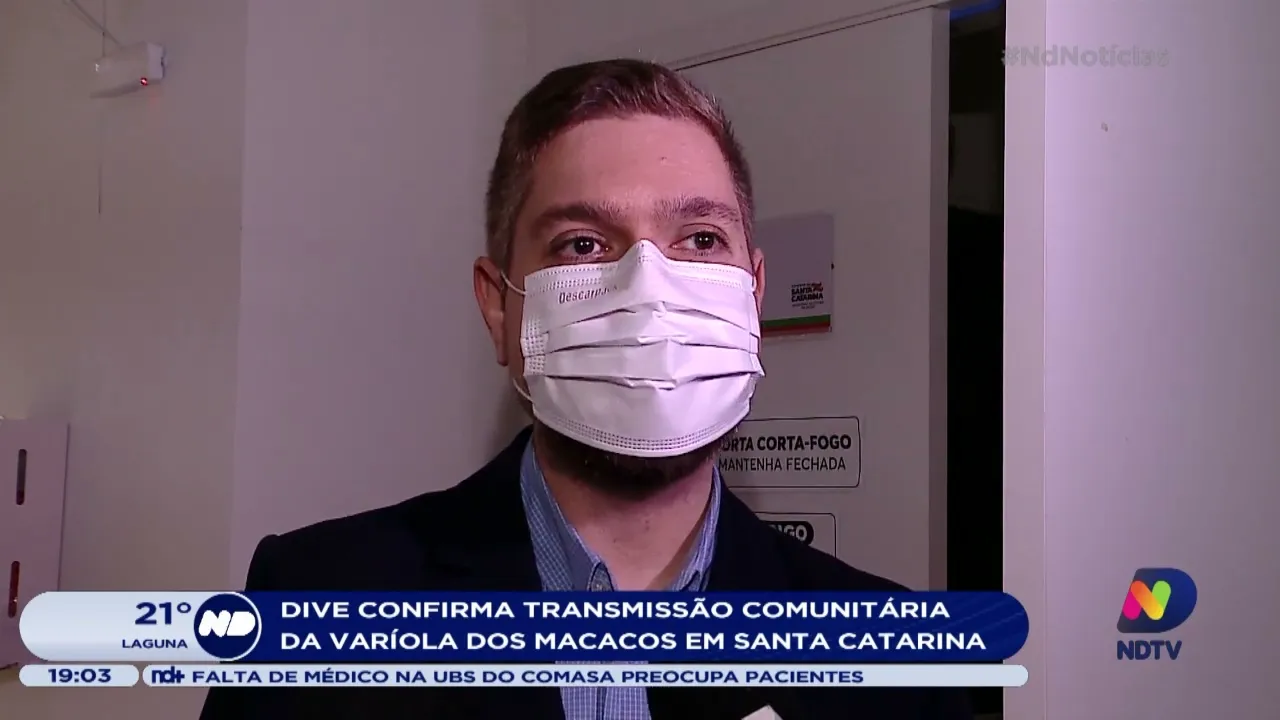 Governo de SC confirma transmissão local da varíola dos macacos no estado