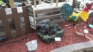 Menards 2026 Fountains Gardens Decorations Display