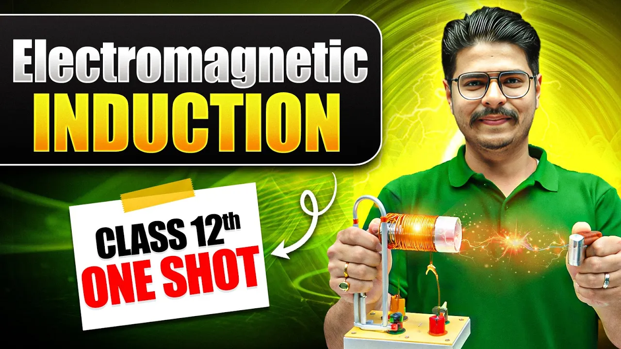 Electromagnetic Induction in ONE SHOT | Class 12 Physics Chapter 6 | NCERT + CUET | Rakshak Sir