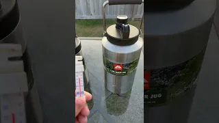 Ozark Trail Water Jug Review gallon and 1 gallon jugs Walmart brand double wall water bottle