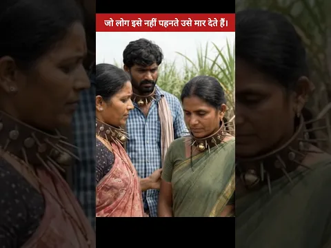 गर्दन में ये लोग कटीले पट्टी क्यों पहनते हैं? #shorts