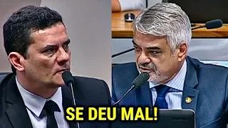 Senador petista tenta intimidar Sérgio Moro e se dá mal