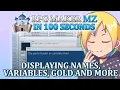 Displaying Names Variables Gold and More in the Message Box RPG Maker MZ In 100 Seconds