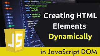 Creating HTML Elements Dynamically With JavaScript In Hindi Part 52 createElement appendChild