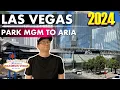 Walk With Me From PARK MGM TO ARIA Las Vegas Aria Hotel Casino Las Vegas Vlog Style
