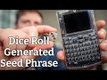 How to Generate a Seedphrase using Dice rolls and a Coldcard Q