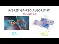 Hybrid GA PSO Algorithm in MATLAB Line by Line Coding