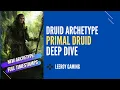 Pathfinder Wrath of the Righteous Druid Archetype Primal Druid