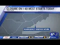 Closure on I-40 W between TN N Carolina to begin Monday