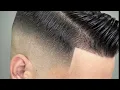 Corte desvanecido skinfade mas peinado y secado