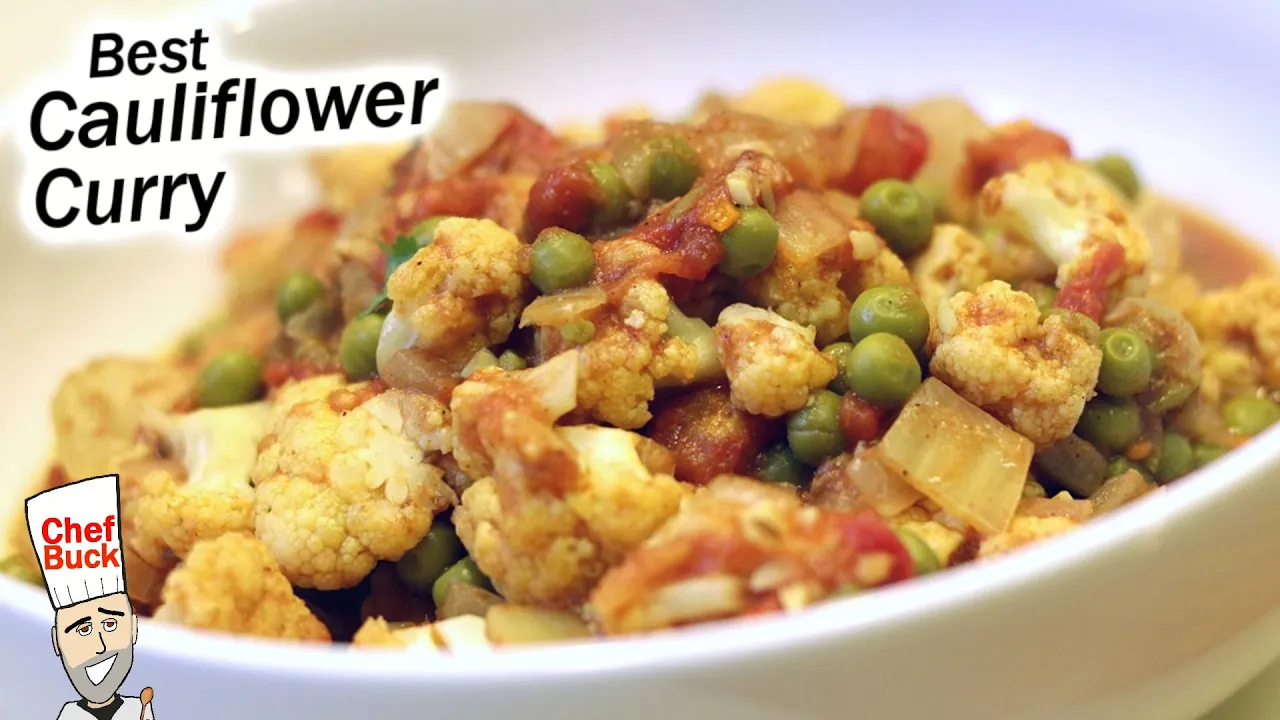 Best Cauliflower Curry Recipe -- Gobi Matar