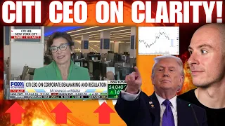 Citi Banks CEO Speaks Out On Clarity Act Trump Wednesday Crypto Meeting MSTR Could Be An Issue