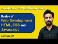 Introduction to Web Development in Hindi Urdu HTML CSS JavaScript thecodecollege
