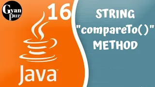 String compareTo Method in Java Java tutorial for beginners