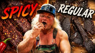 SPICY vs REGULAR DEER JERKY! Which One Is Better?
