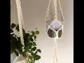Macrame Plant Hanger Tutorial Beginner Square Knot Twisting Knot