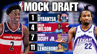 My 2026 NBA Mock Draft Full 2 Round Mock Draft