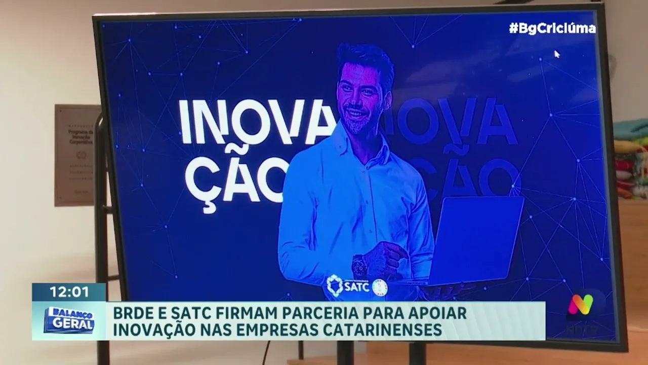 Desenvolvimento tecnológico: Satc e BRDE celebram parceria para estímulo a inovação