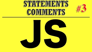 Javascript Tutorial for Beginners - Statements and Comments
