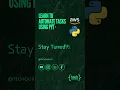 Automate task using AWS Python