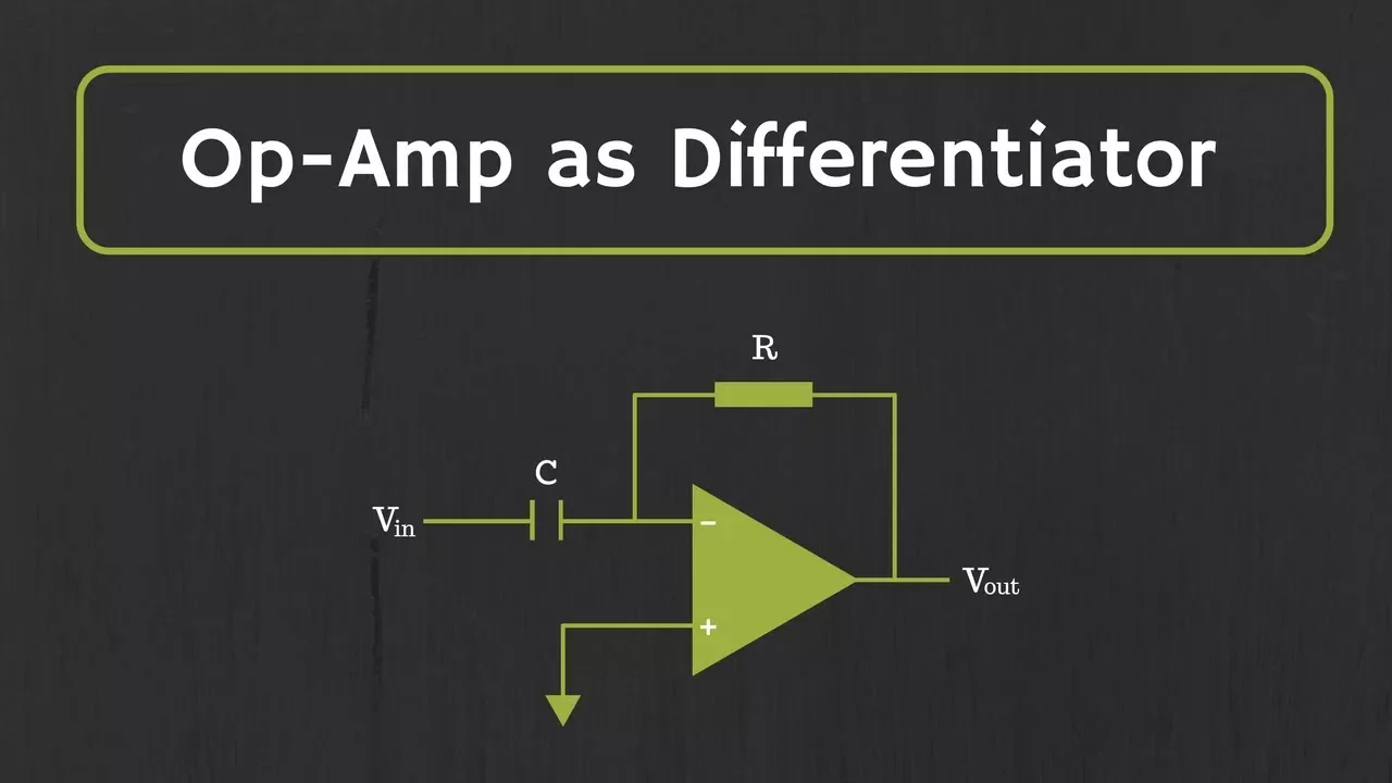 Op-Amp Differentiator (with Derivation and Examples)