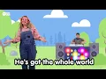 He's Got The Whole World In His Hands | Sing-along #preschool action song 🎵 #kidsworship #kidmin