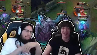 Imaqtpie Opens Clash Capsule First Time | Imaqtpie And Meteos Realize Kayn Is Broken | LoL Moments