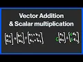 How Vector Addition and Scalar Multiplication Work Visual Linear Algebra Essentials