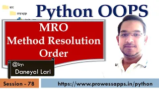 OOP Method Resolution Order MRO Python Tutorial for Beginners