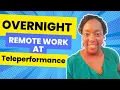 Overnight Work From Home Jobs at Teleperformance What to Know Before Applying