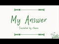 Download Lagu Seamo - My Answer (Naruto Shippuden Ost. Ending 10) (Lirik Terjemahan Indonesia)