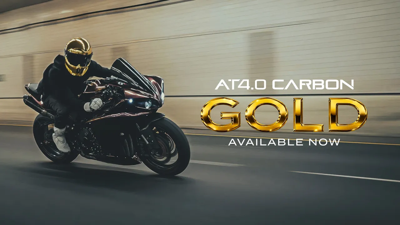 Ruroc — RUROC AT4.0 CARBON GOLD Motorcycle Helmet Ad (YouTube video ad)