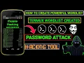 How to Create Wordlist in Termux