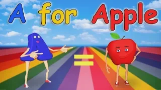 Download A for Apple Nursery Rhymes | Alphabet Song | ABC Song for Children MP3