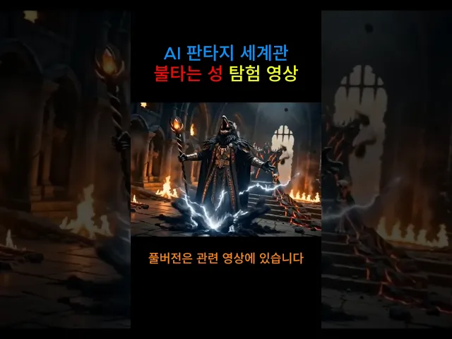 판타지 세계관ㅣ불타는 성ㅣ탐험 영상