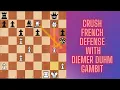 Download Lagu CRUSH FRENCH DEFENSE WITH DIEMER DUHM GAMBIT