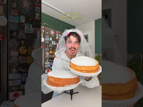 PROVANDO O BOLO DE BEM CASADO MAIS BARATO E O MAIS CARO