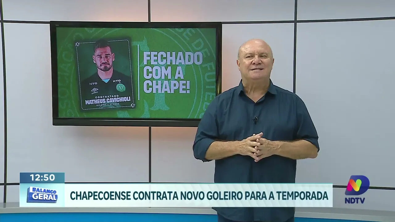 Matheus Cavichioli é o mais novo goleiro da Chapecoense