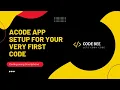 Acode Editor Setup for Html