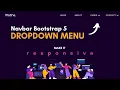 Bootstrap 5 Navbar - Creating a Responsive Dropdown Menu DropDown Menu with Submenu