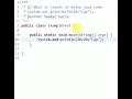 String Concatenation Java Interview Question