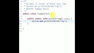 String Concatenation Java Interview Question