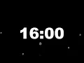 16 Minute Timer with Alarm Full Screen Minimalist Countdown - ClockUnit