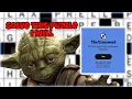 Use the Force to Solve NYT Crossword Puzzle December 3 2025 Wednesday