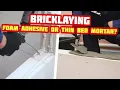 Building walls Adhesive for laying brick and blocks VASmann or standard cement mortar