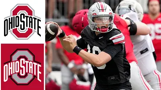 Team SCARLET vs Team GRAY Ohio State Football Spring Game 2026